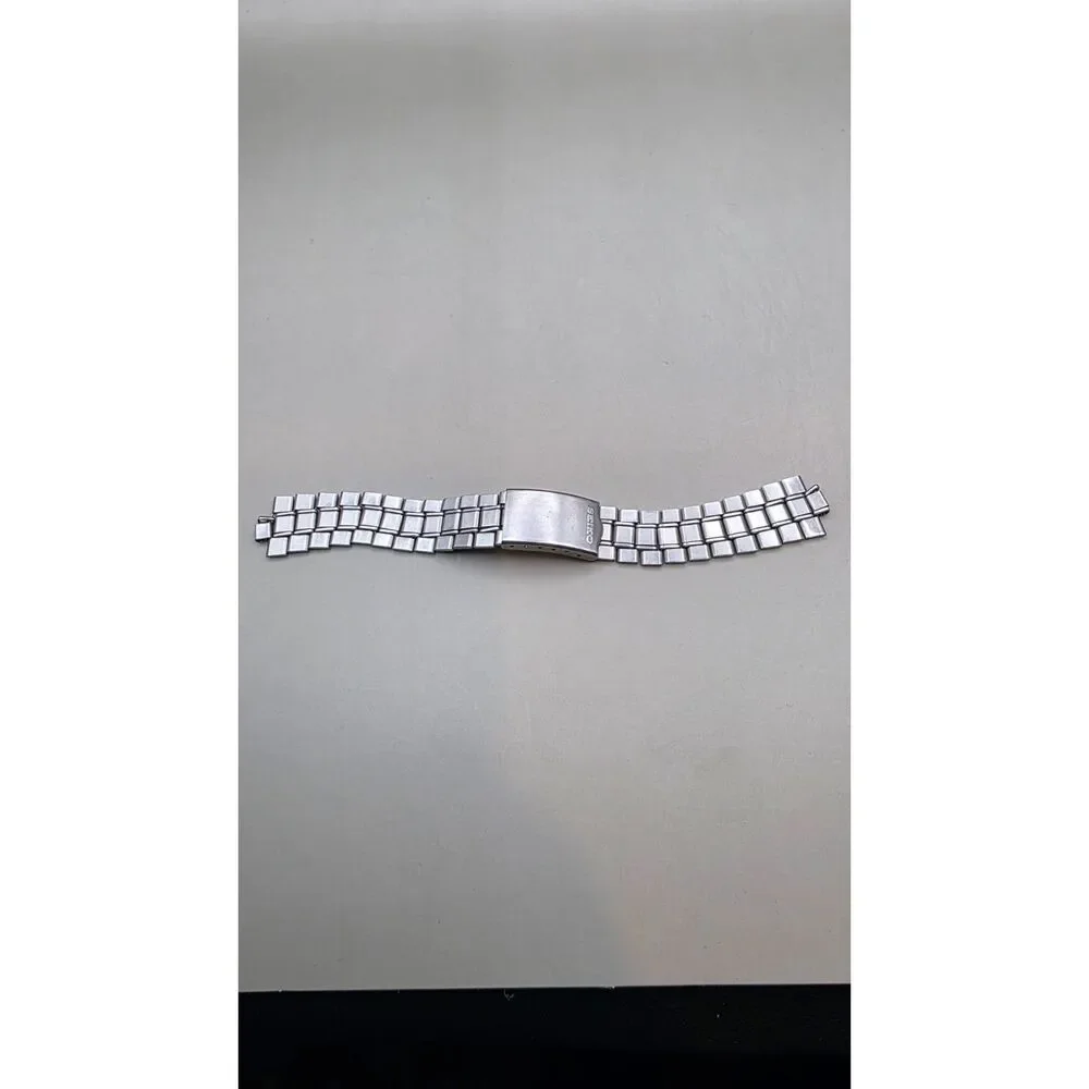 Genuine Seiko Stainless Steel Watch Bracelet Band Replacement Silver Tone Parts